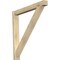 Ekena Millwork Traditional Block Rough Sawn Outlooker, Douglas Fir, 6"W x 46"D x 46"H OUT06X46X46TRA05RDF - alternate 1